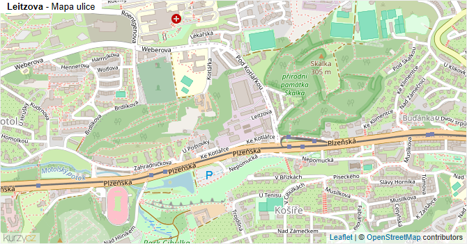 Leitzova - mapa ulice