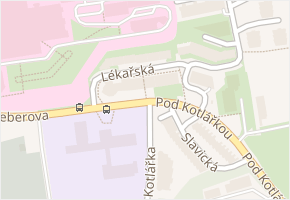 Lékařská v obci Praha - mapa ulice