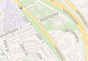 Lešanská v obci Praha 2 - mapa ulice
