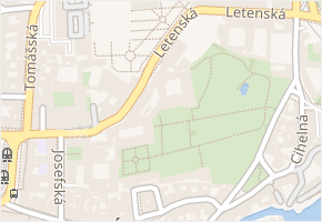 Letenská v obci Praha - mapa ulice