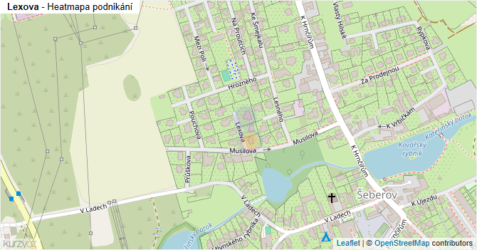 Lexova - mapa podnikání