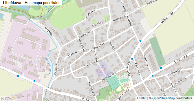 Libečkova - mapa podnikání