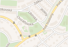 Libínská v obci Praha 12 - mapa ulice