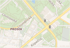 Libočanská v obci Praha - mapa ulice