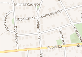 Libochovická v obci Praha 6 - mapa ulice