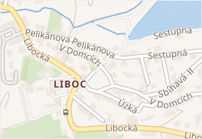 Libocká v obci Praha 2 - mapa ulice