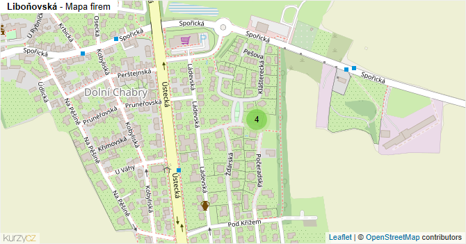 Liboňovská - mapa firem