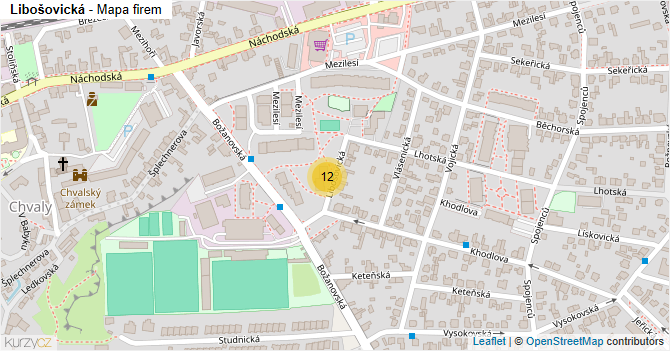 Libošovická - mapa firem
