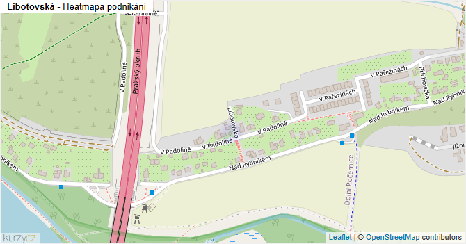 Libotovská - mapa podnikání