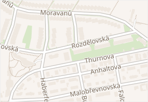 Libovická v obci Praha 2 - mapa ulice