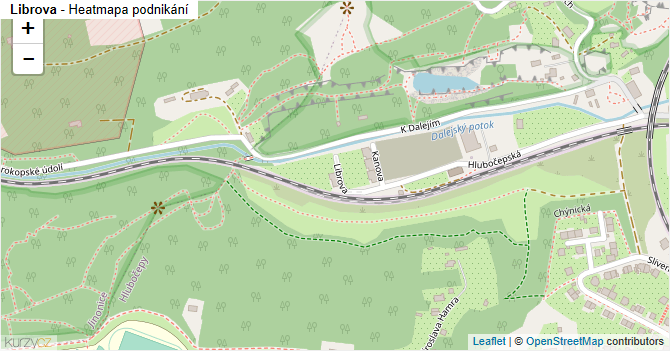 Librova - mapa podnikání