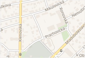 Lipoltická v obci Praha - mapa ulice