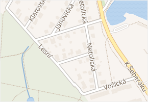 Lišovická v obci Praha - mapa ulice