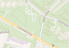 Litoměřická v obci Praha - mapa ulice