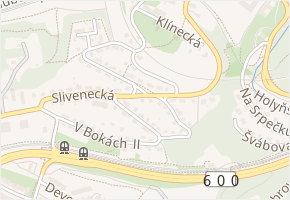Lochkovská v obci Praha - mapa ulice