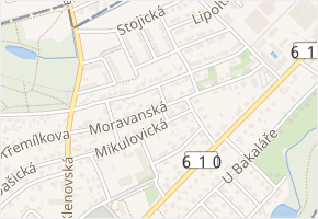 Loděnická v obci Praha 9 - mapa ulice