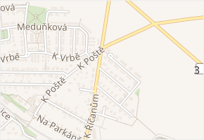Lolkova v obci Praha - mapa ulice