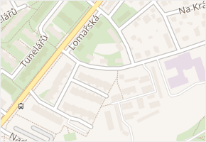 Lomařská v obci Praha - mapa ulice