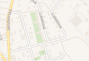 Lukešova v obci Praha 5 - mapa ulice
