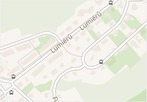 Lumiérů v obci Praha - mapa ulice