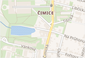 Lužecká v obci Praha 8 - mapa ulice