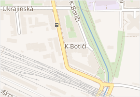 Madarova v obci Praha - mapa ulice