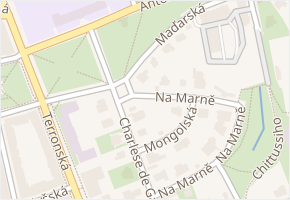 Maďarská v obci Praha 4 - mapa ulice
