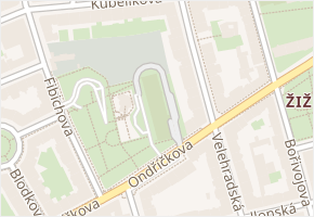 Mahlerovy sady v obci Praha 8 - mapa ulice