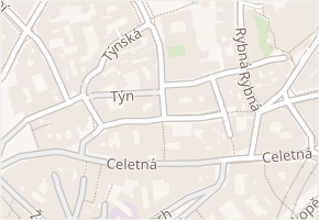 Malá Štupartská v obci Praha - mapa ulice