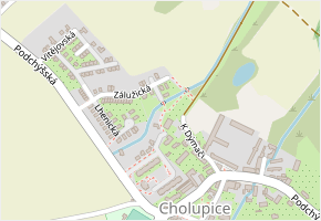 Maletická v obci Praha - mapa ulice