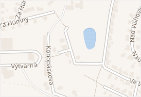 Manská zahrada v obci Praha 12 - mapa ulice