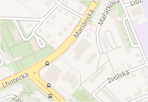 Mariánská v obci Praha 6 - mapa ulice