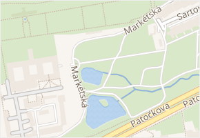 Markétská v obci Praha - mapa ulice
