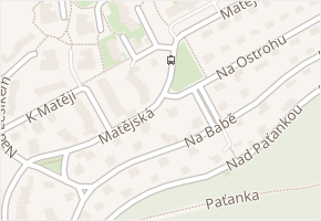 Matějská v obci Praha 4 - mapa ulice