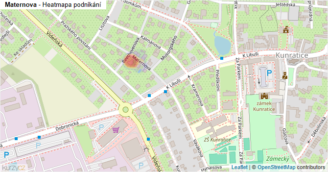 Maternova - mapa podnikání