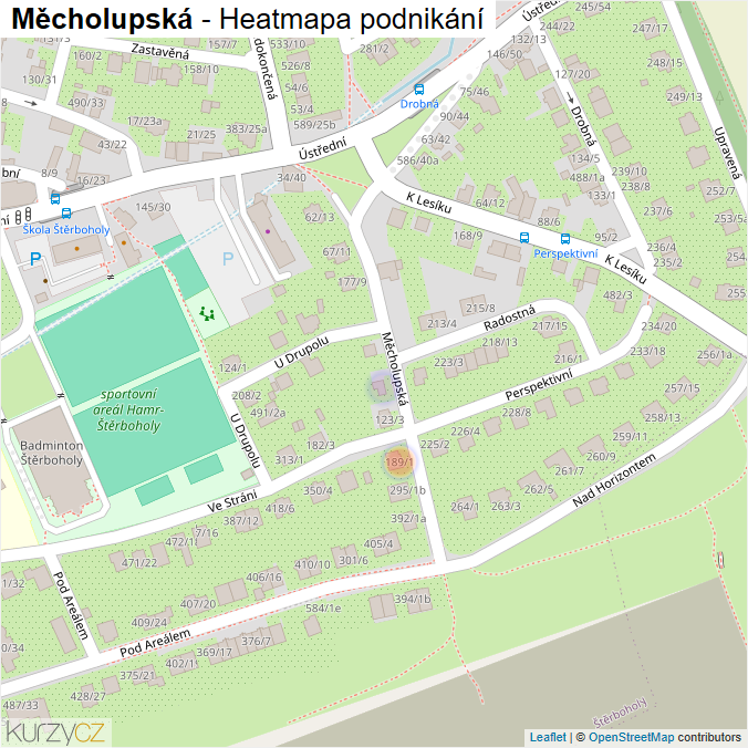 Mapa Měcholupská - Firmy v ulici.