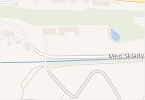 Mezi sklady v obci Praha - mapa ulice