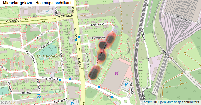 Michelangelova - mapa podnikání