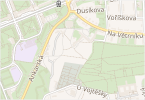 Míčova v obci Praha - mapa ulice