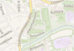 Milerova v obci Praha - mapa ulice