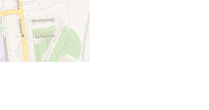 Mirošovická v obci Praha 5 - mapa ulice