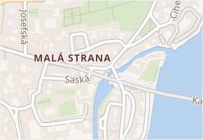 Míšeňská v obci Praha - mapa ulice
