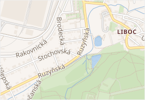 Mladotická v obci Praha - mapa ulice