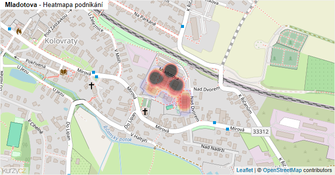 Mladotova - mapa podnikání
