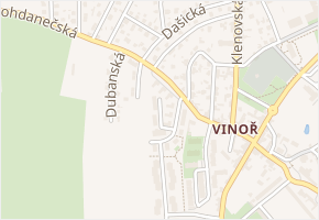 Mlázovická v obci Praha - mapa ulice