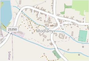 Modlanská v obci Praha 2 - mapa ulice