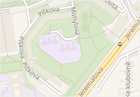 Mohylová v obci Praha - mapa ulice