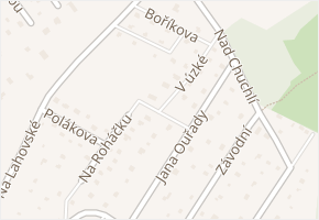 Mrkosova v obci Praha 14 - mapa ulice