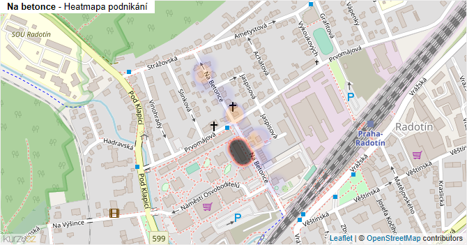 Na betonce - mapa podnikání