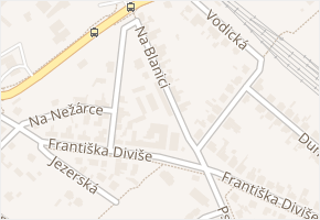 Na Blanici v obci Praha 4 - mapa ulice